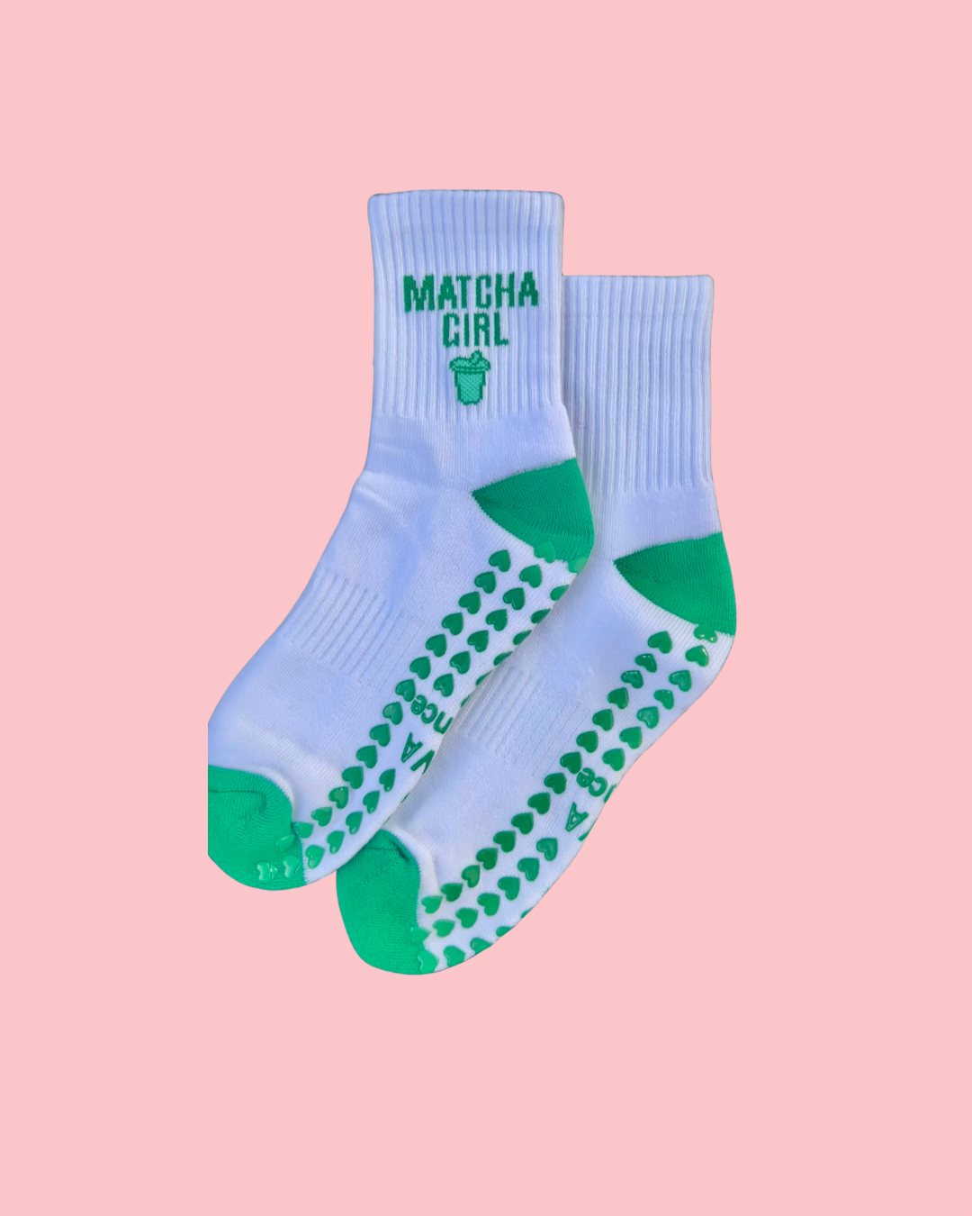 Matcha Girl - Grip Socks